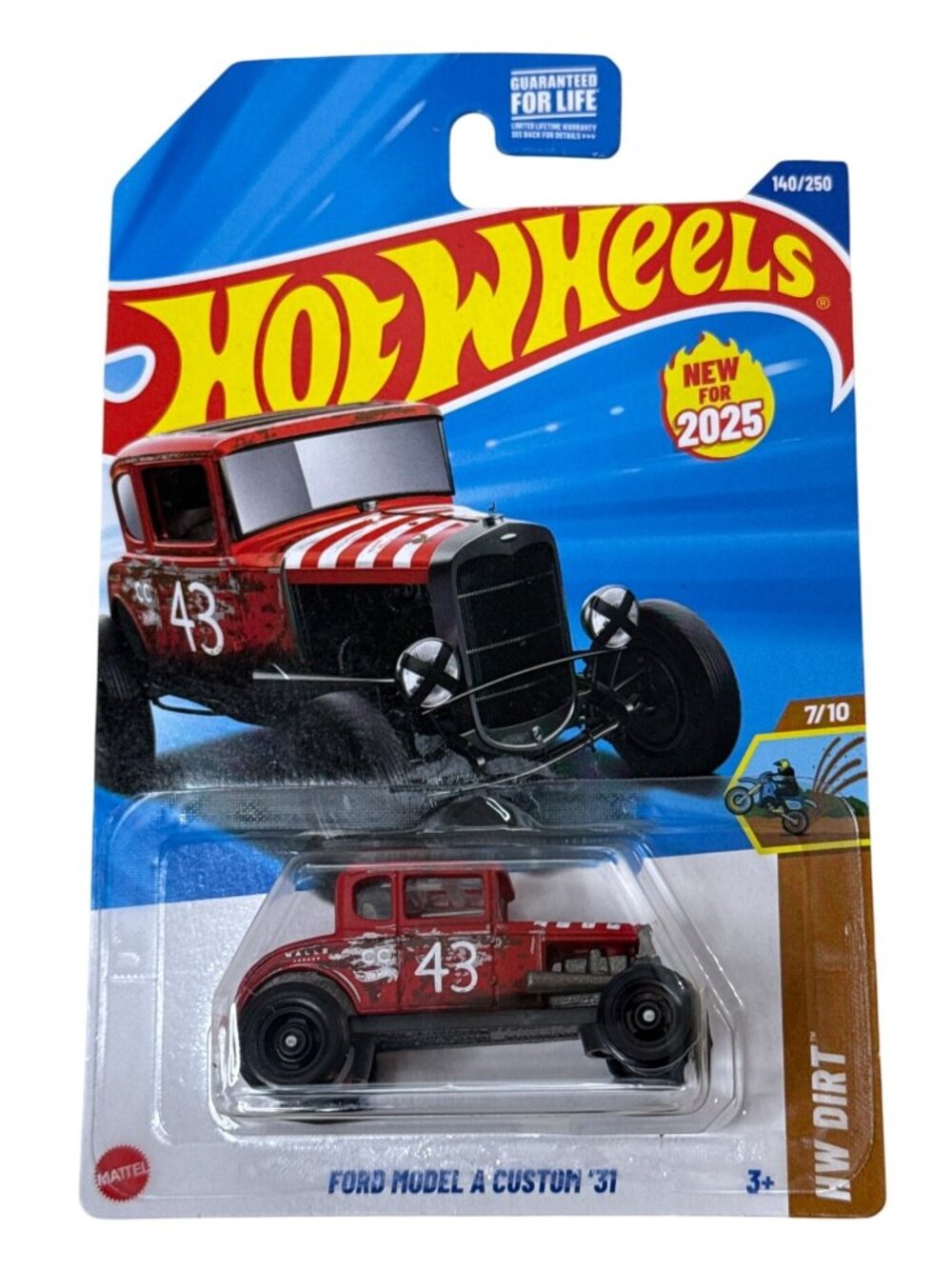 Hot Wheels 2025 Ford Model A Custom 31 HW Dirt 7/10 Red 1:64 NOC